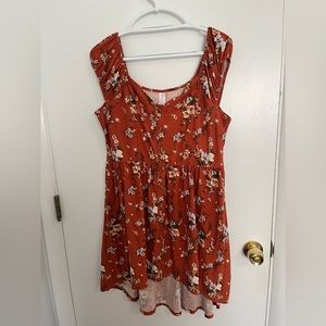 🎃No Boundaries orange dress. XL🎃